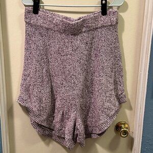 Free People Cruising Sweater Shorts Sz L